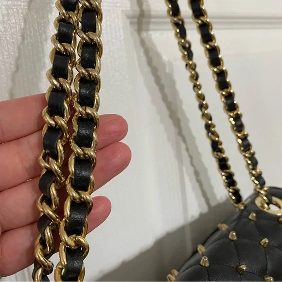 Rebecca Minkoff LARGE Quilted Studded Affair Bag